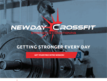 Tablet Screenshot of newdaycrossfit.com